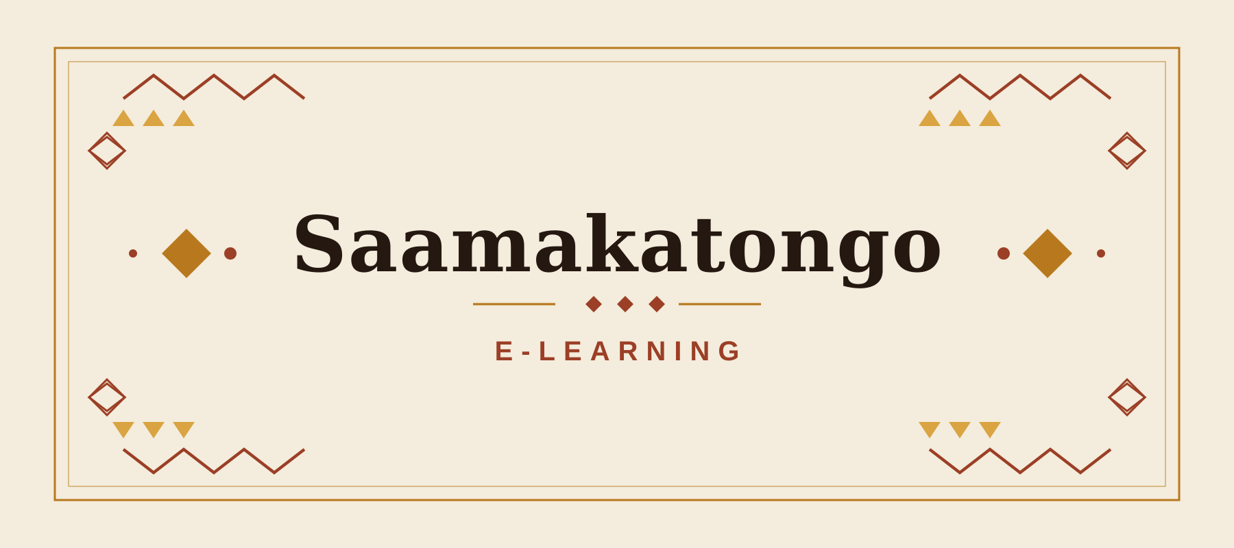 Saamakatongo e-learning